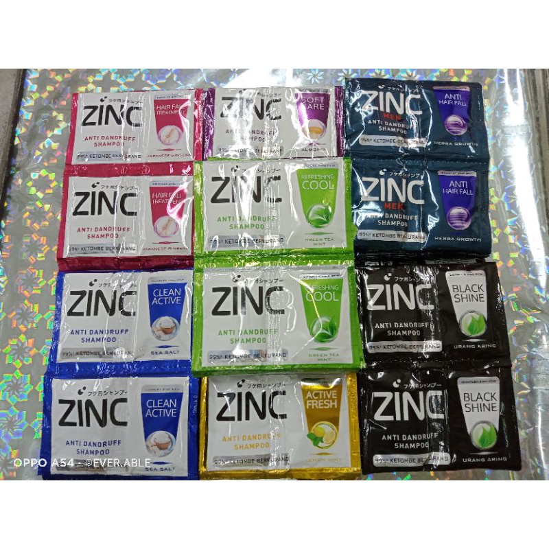 SHAMPOO ZINC RENTENG/ ISI 12 SACHET