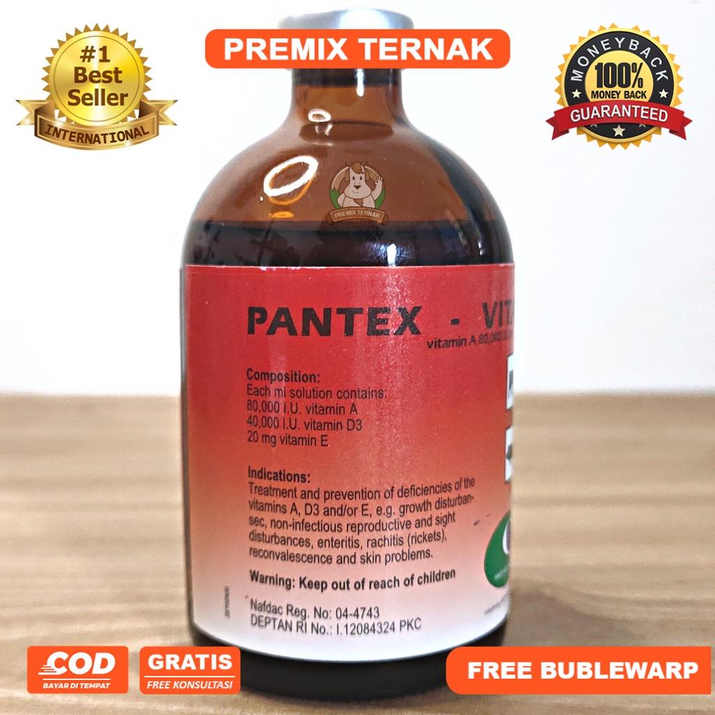 PANTEX VITAMIN AD3E 100 ml inj - Vitamin AD3E Holland - Pantex Holland AD3E - Vitamin Sapi Majir - O