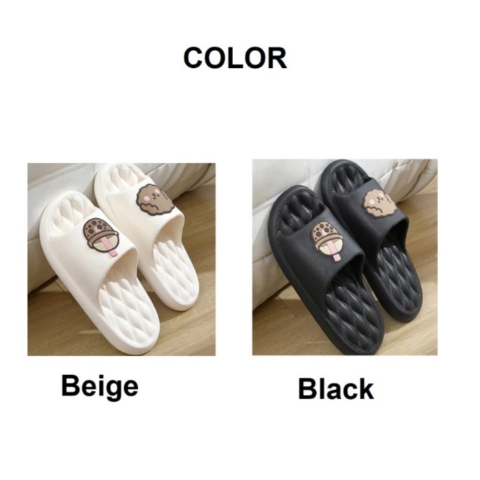 SH111 Sandal Wanita Empuk Boba Sheep Women Slippers Anti Slip Sendal