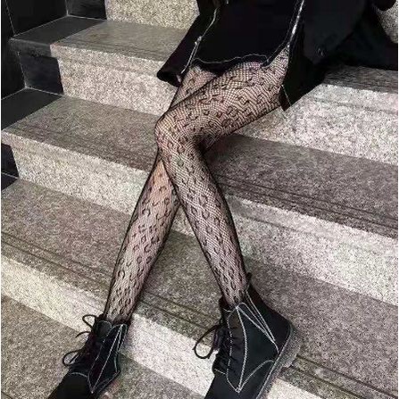 PH-28 Pantyhose Overknee Socks Kaos Kaki Jala Net Fishnet Leopard Loreng Cosplay Lolita