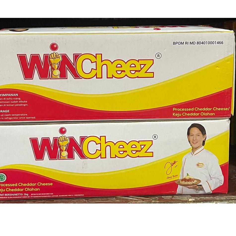 

♦ Keju Wincheez Cheddar Cheese - Keju Cheese 2kg ☜