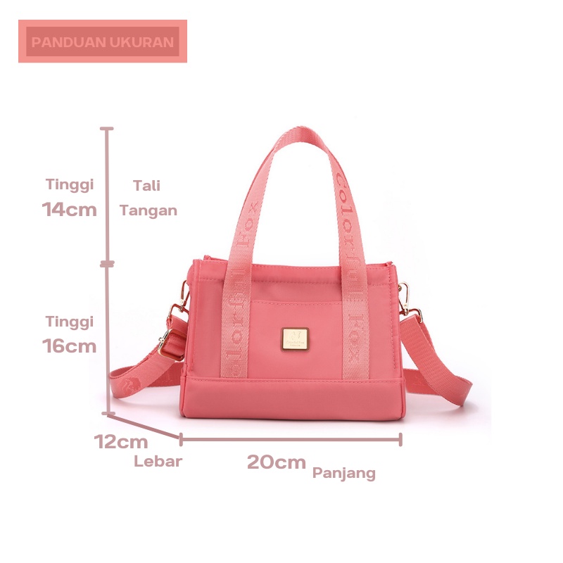Tas Selempang Wanita COLORFUL FOX 2226 Sling Bag Wanita Shoulder Bag Wanita WATCHKITE WKOS