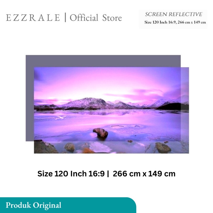 

[[JNT COD]] Layar Reflective Screen Projector Import Quality 120" Inch