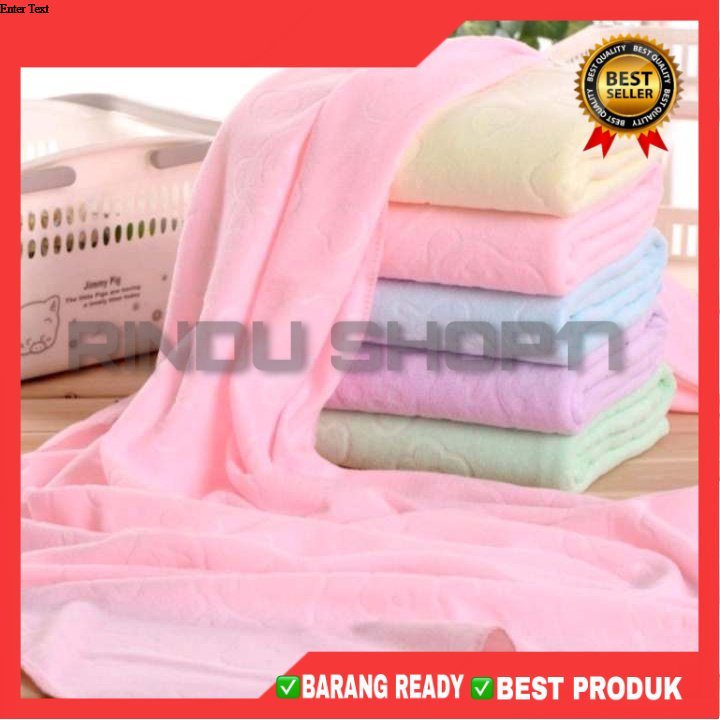 (RS)HANDUK MANDI ANAK MOTIF BERUANG MIKROFIBER 70X140CM 70X140 CM 70 X 140 CM MICROFIBER MIKROFIBER