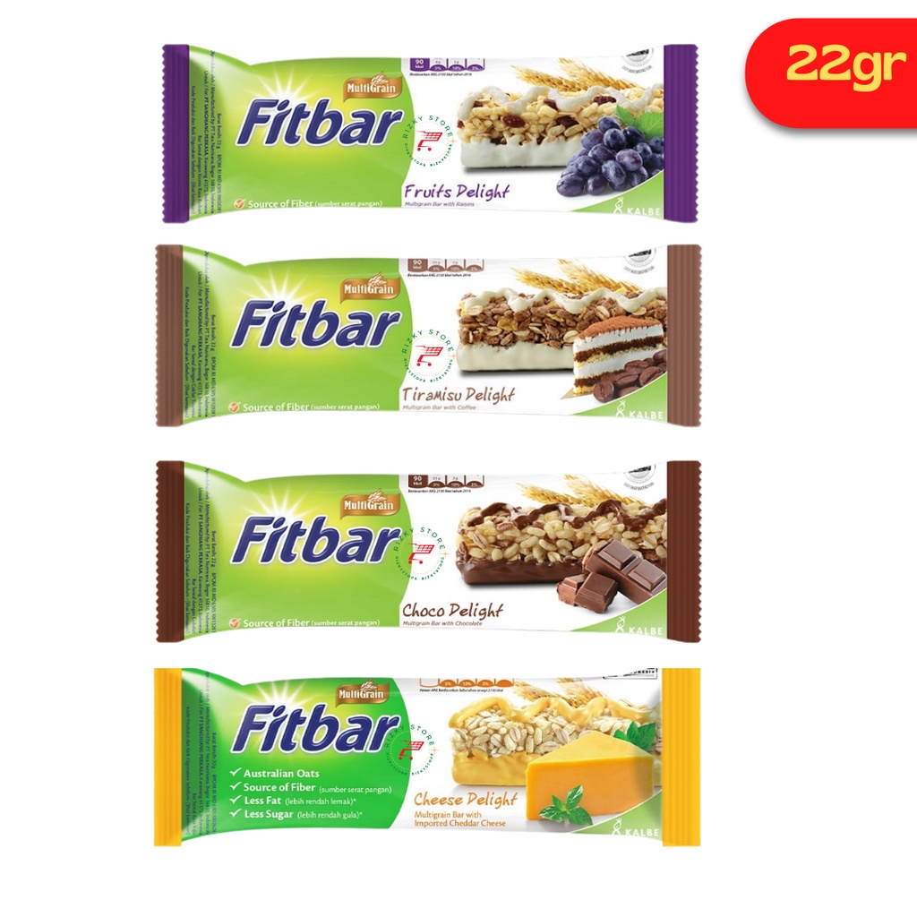 

FITBAR MULTIGRAIN OAT , GANDUM , CEMILAN ENak (CHOCOLATE/NUT/FRUIT/TIRAMISU)