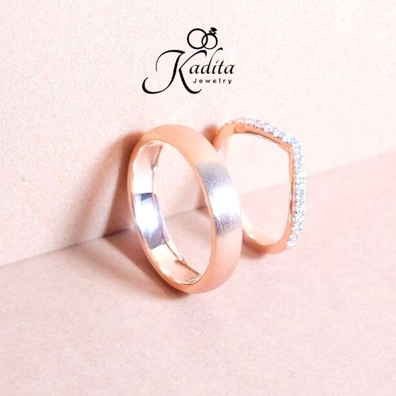 Cincin Tunangan Perak Asli Handmade