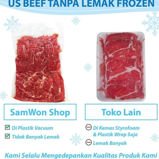 

BEEF SLICE TANPA LEMAK FRESH 1 KG - DAGING SAPI IRIS YAKINIKU H65464UJ
