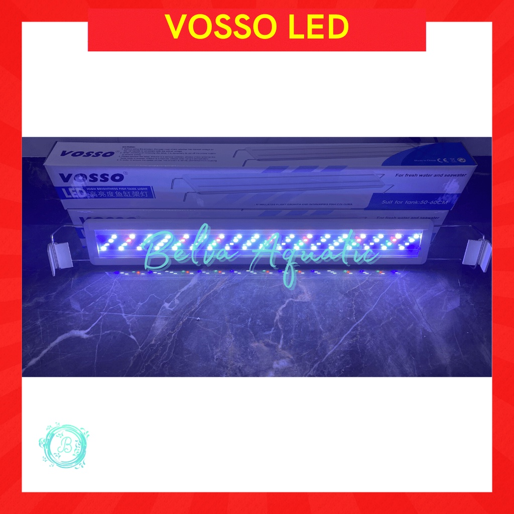 Roxin LED A800 A 800 80-90cm 22W Lampu LED Aquarium Aquascape Gantung Atas Ada Kakinya