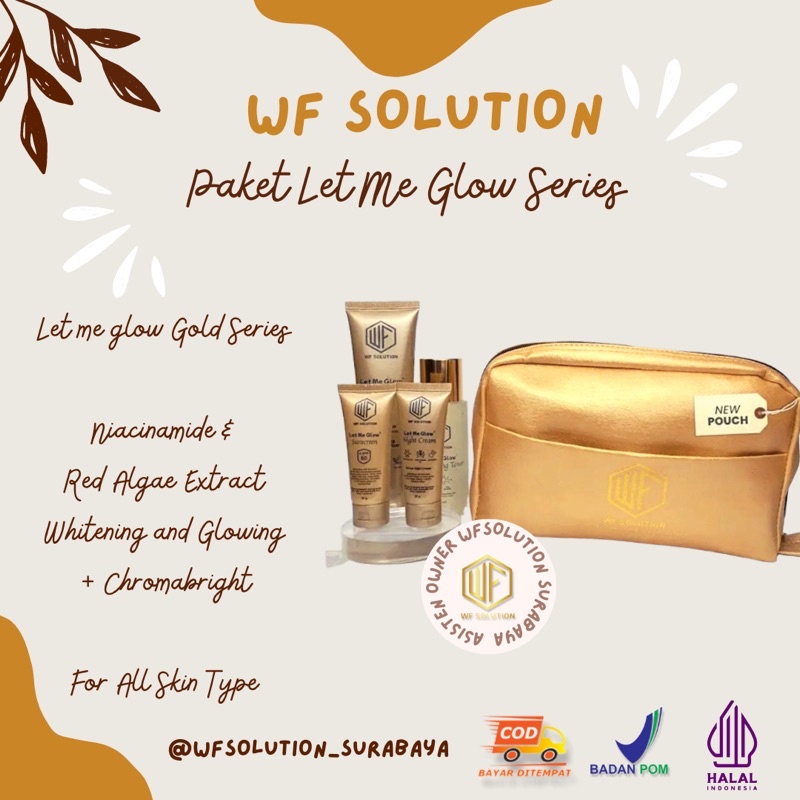 (BISA COD) WF SOLUTION SKINCARE LENGKAP ORIGINAL