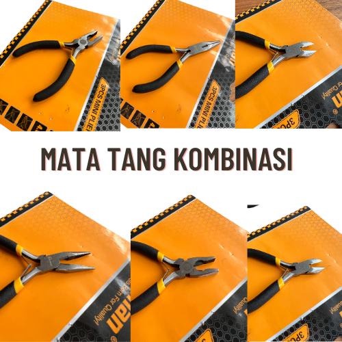 PLIERS SET 3PCS/TANG MINI SET 4.5INCH COMP0803