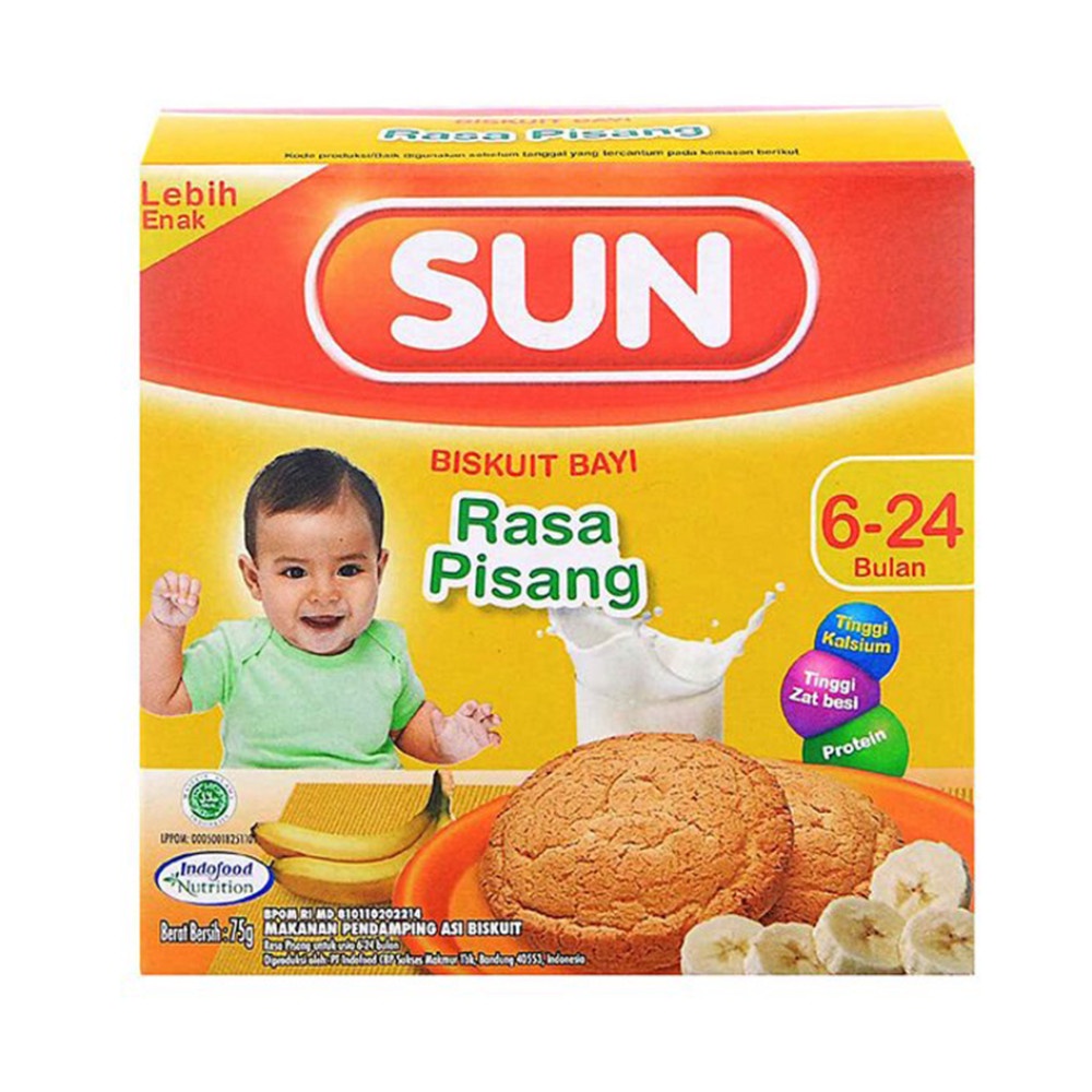 SUN BISKUIT RUSK PISANG 75