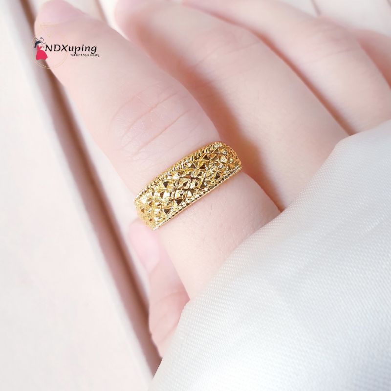 Cincin Dewasa Ukir Xuping 24K Fashion N09022303