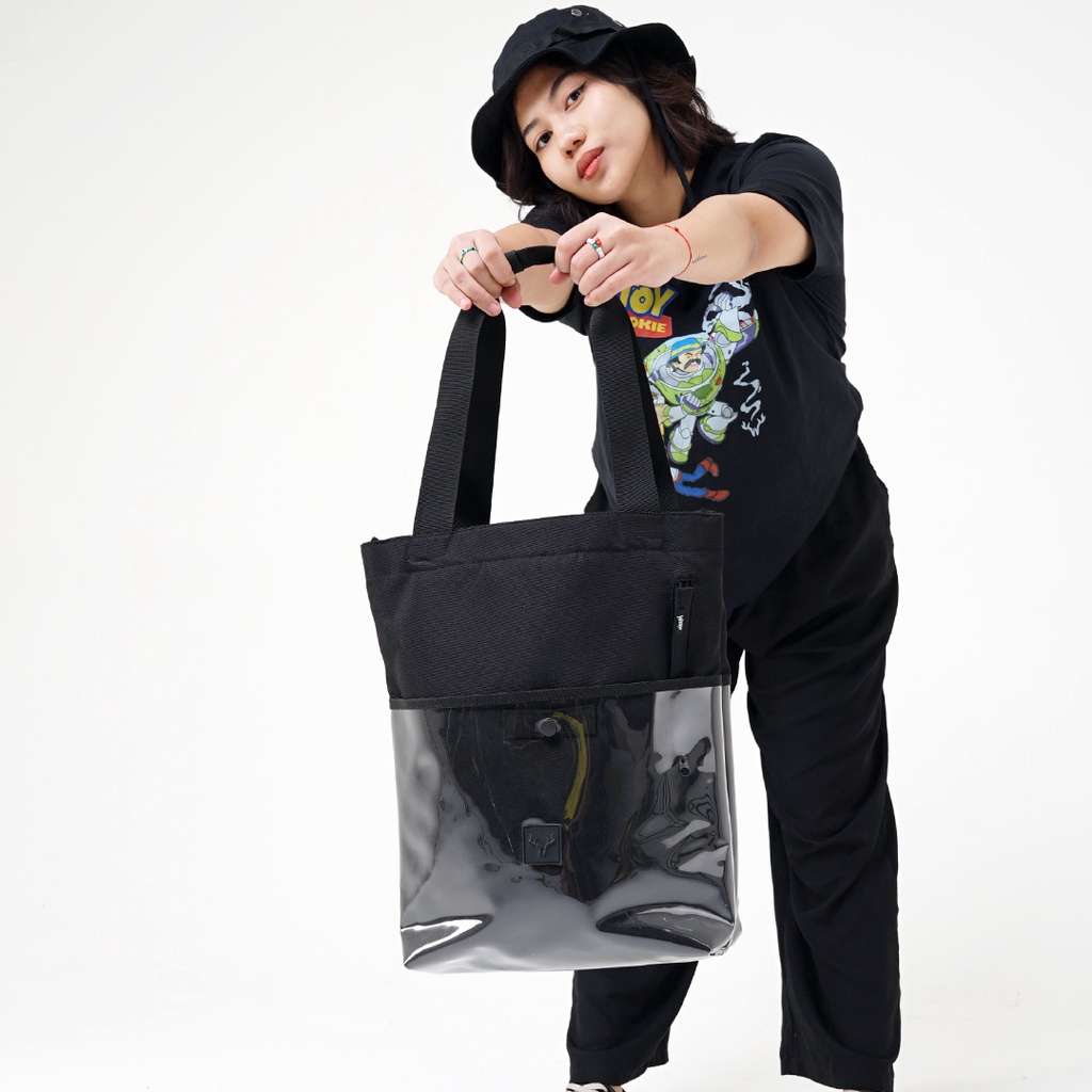 Whoopculture &quot;Cervinae&quot; Black Tote Bag