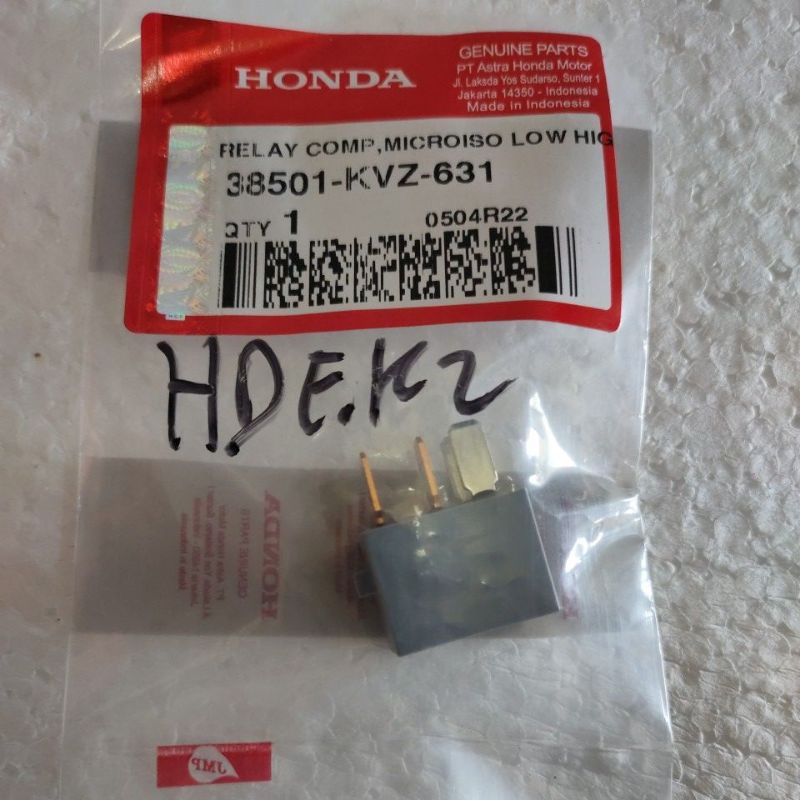 Relay Beat Fi,Scopy Fi,Vario 125 Vario 150 Kaki 4 kecil Asli Original AHM