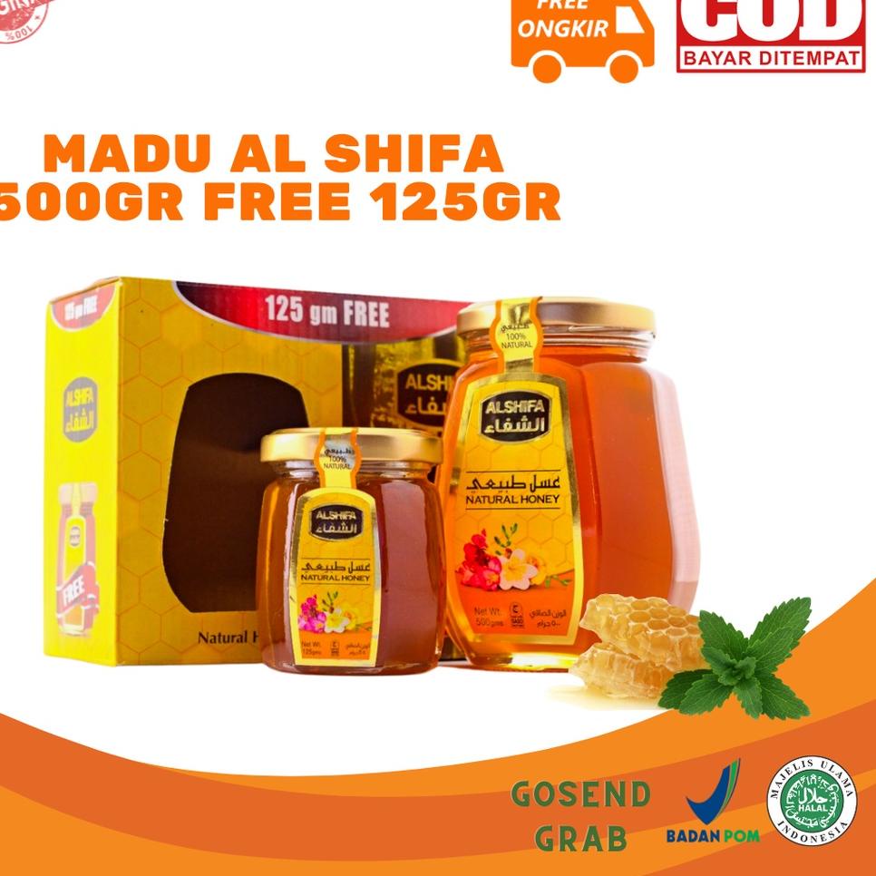 

☏ Al Shifa 500gr Free 125gr Natural Honey Asli Arab Saudi ➱