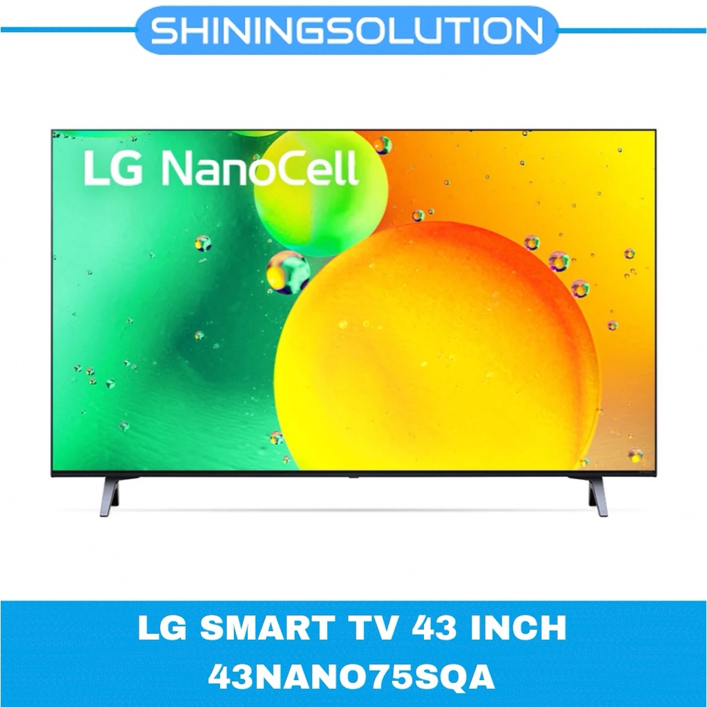 LG SMART TV 43 INCH 43NANO75SQA (4K UHD NANOCELL)