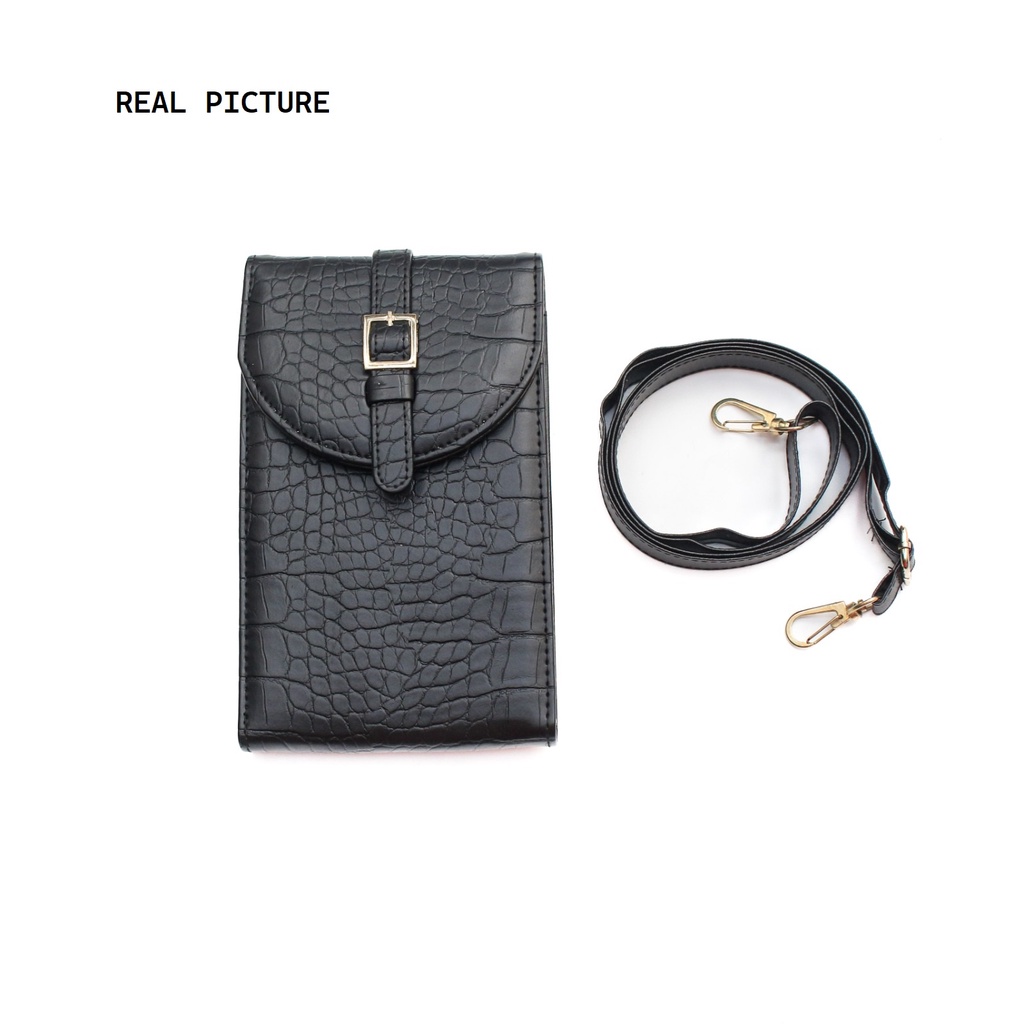 MORMON POCKET CROCO - Dompet Hp Pocket Bag Tas Selempang Wanita ZEE