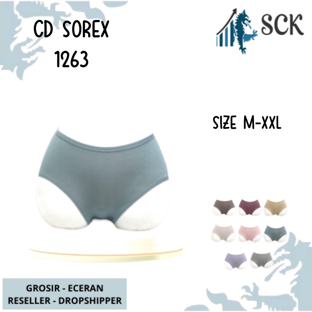 CD SOREX 1263 Katun / Celana Dalam Wanita Aneka Warna Grosir - sckmenwear GROSIR