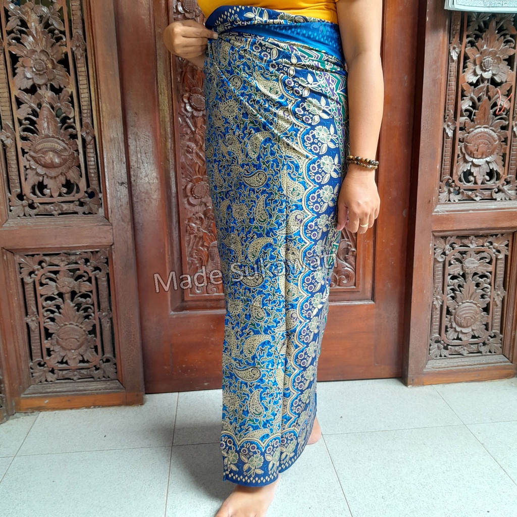 Kain Kamen batik halus bali motif Keong lembaran