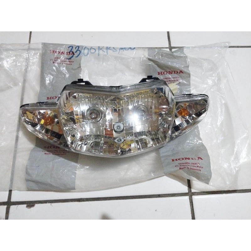 Reflector Head lamp lampu depan Supra Fit lama 33100-KRS-A00 New Original AHM (tanpa dus)
