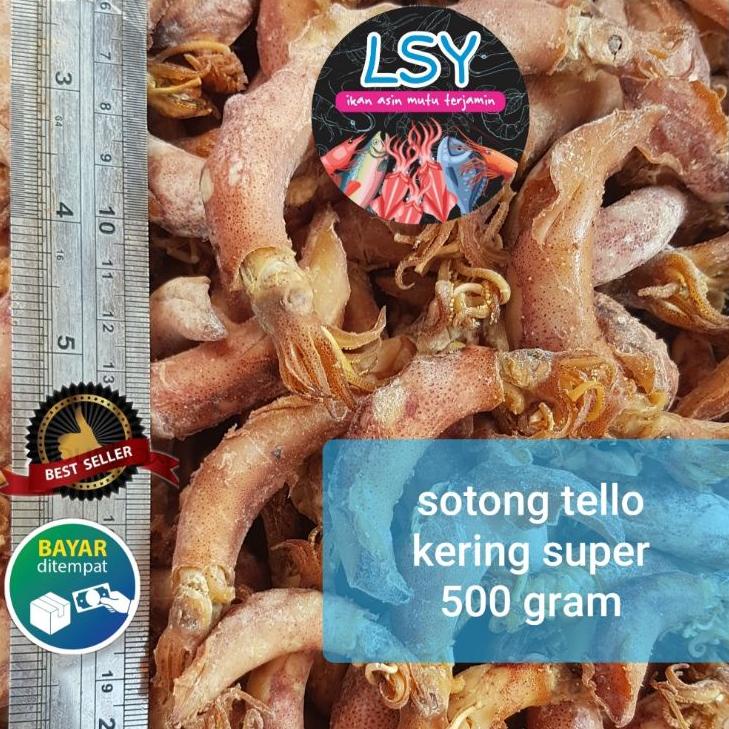 

♜ ikan asin Sotong jarum telur /sotong kering super 500gr ▼