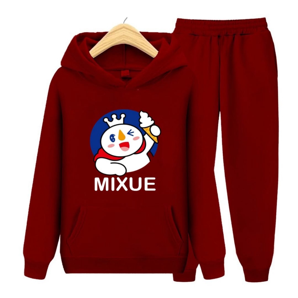 Setelan Anak Mixu Sweater Hoodie Size S, M , XL, XXL