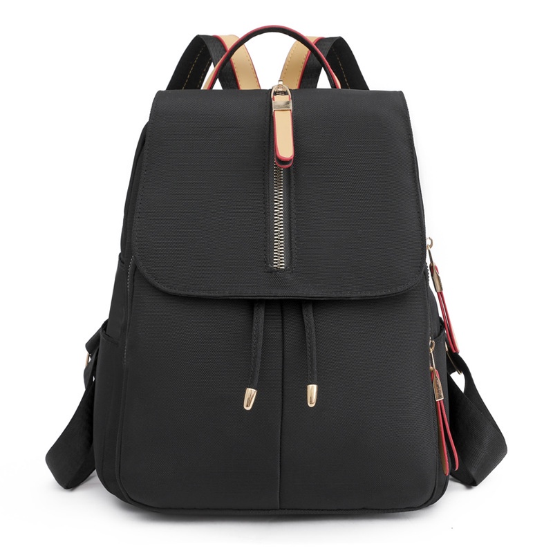 TAS RANSEL WANITA BRANDED REMAJA SIMPLE PREMIUM IMPORT ANTI AIR HITAM TA741B5 FALCONA BACKPACK CEWEK KOREA GENDONG SEKOLAH KULIAH BATAM KERJA KEKINIAN PUNGGUNG
