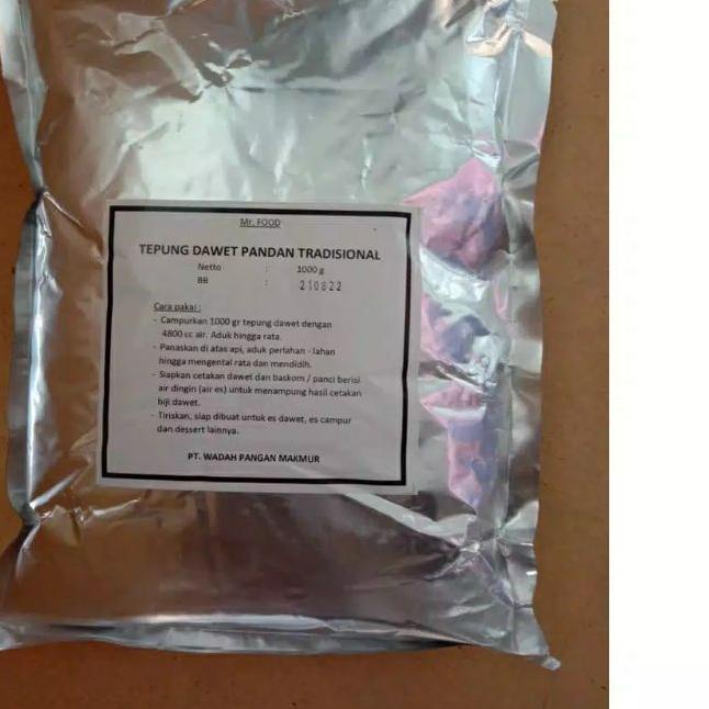 

❁ Tepung Dawet Tradisional Hijau Pandan Mr. Food 1000gr ✸