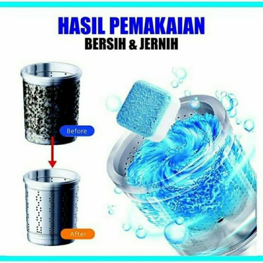 GP Tablet Pembersih Mesin Cuci / Deep Cleaning Washing / Penghilang Bau