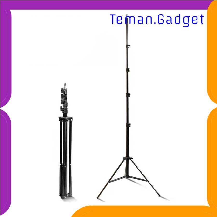 TG - KMR QZSD Portable Tripod Light Stand 1/4 Thread 5 Section 300cm - SN453