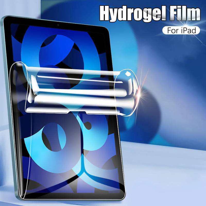 1-2pcs Film Hydrogel Untuk iPad Pro 11 12.9 2018 2020 2021 2022 10 9 8 7 6 5 10.9 10.2 9.7 Film Pelindung Layar Untuk iPad Air Mini 6 5 4 3 2 10.5 10.9 7.9 8.3