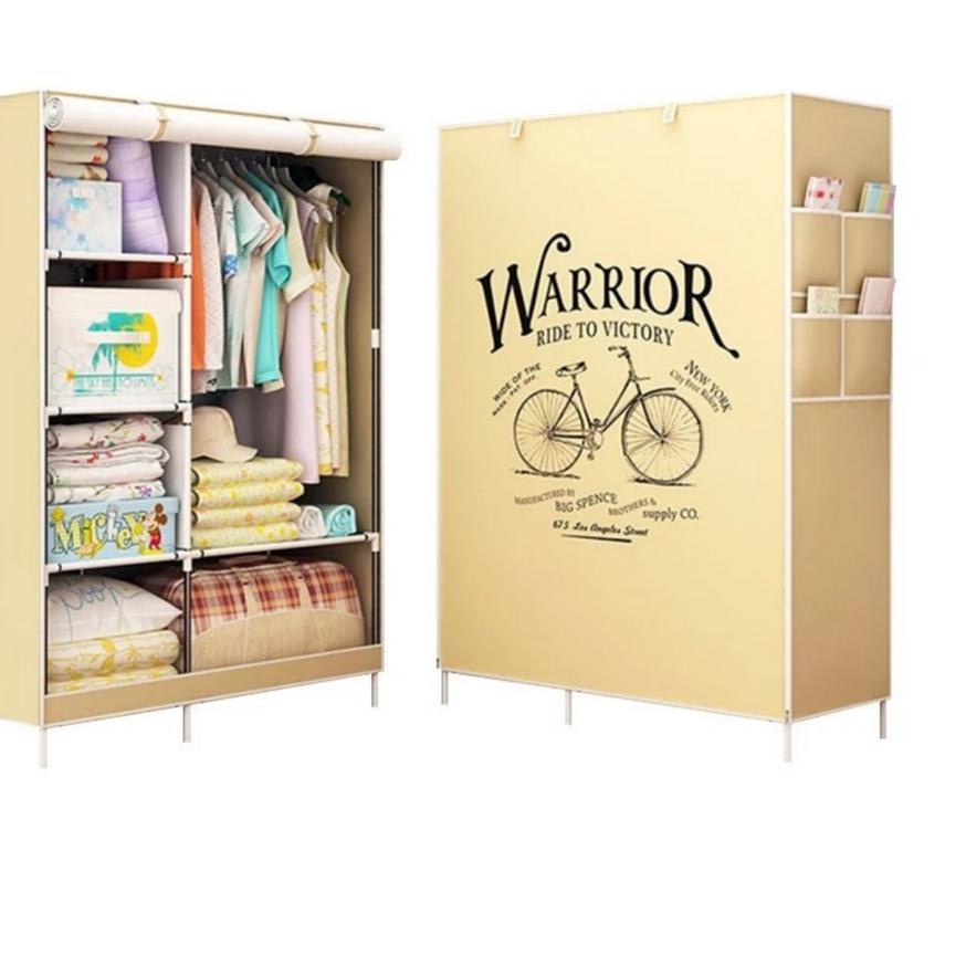 ✈ Lemari Pakaian Portable Lemari Portable Lemari Baju Minimalis Lemari Baju Portable Beragam Motif ➯