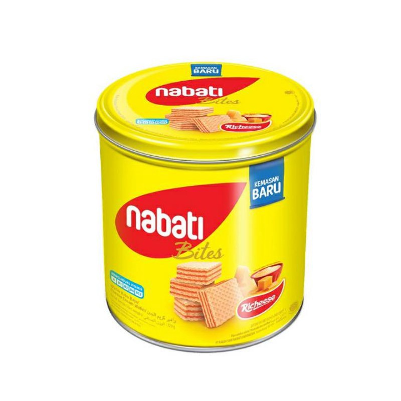 

Richeese Nabati Cheese Wafer 300 g kemasan kaleng