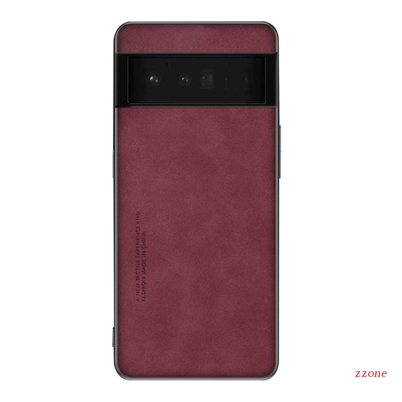 Zzz Untuk Pixel6 /7 6A 6/7Pro Fashion Kulit Domba Lembut Fleksibel Pelindung TPU Karet Shockproof Ponsel Kasus