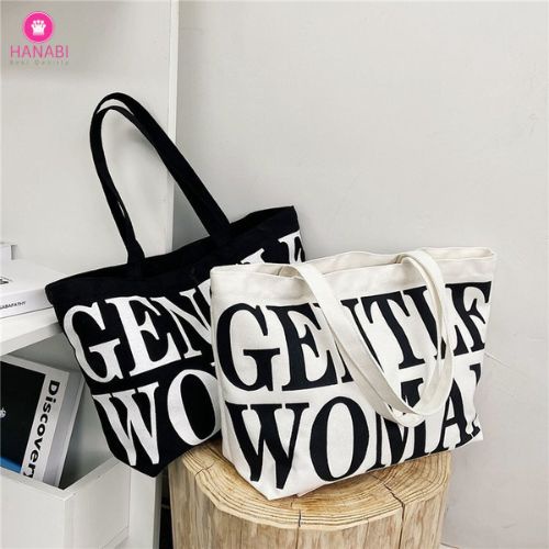 HANABI-tas totebag tas premium GENTLE WOMAN tas wanita tas jalanjalan tas korea