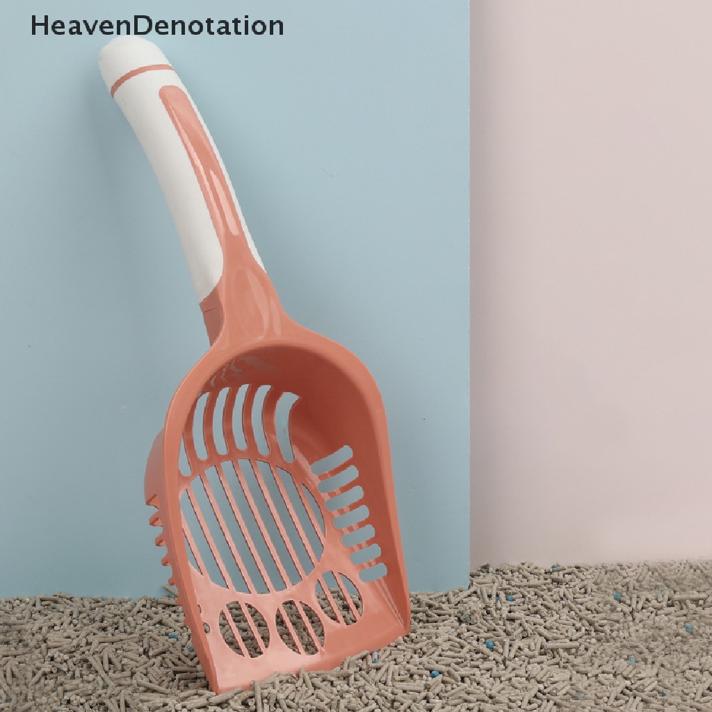 [HeavenDenotation] Sekop Kotoran Kucing Mode Permen Warna Pets Litter Scoopers Alat Pembersih Hewan Peliharaan Sendok Plastik Cats Stool Scooper Perlengkapan Kebersihan HDV
