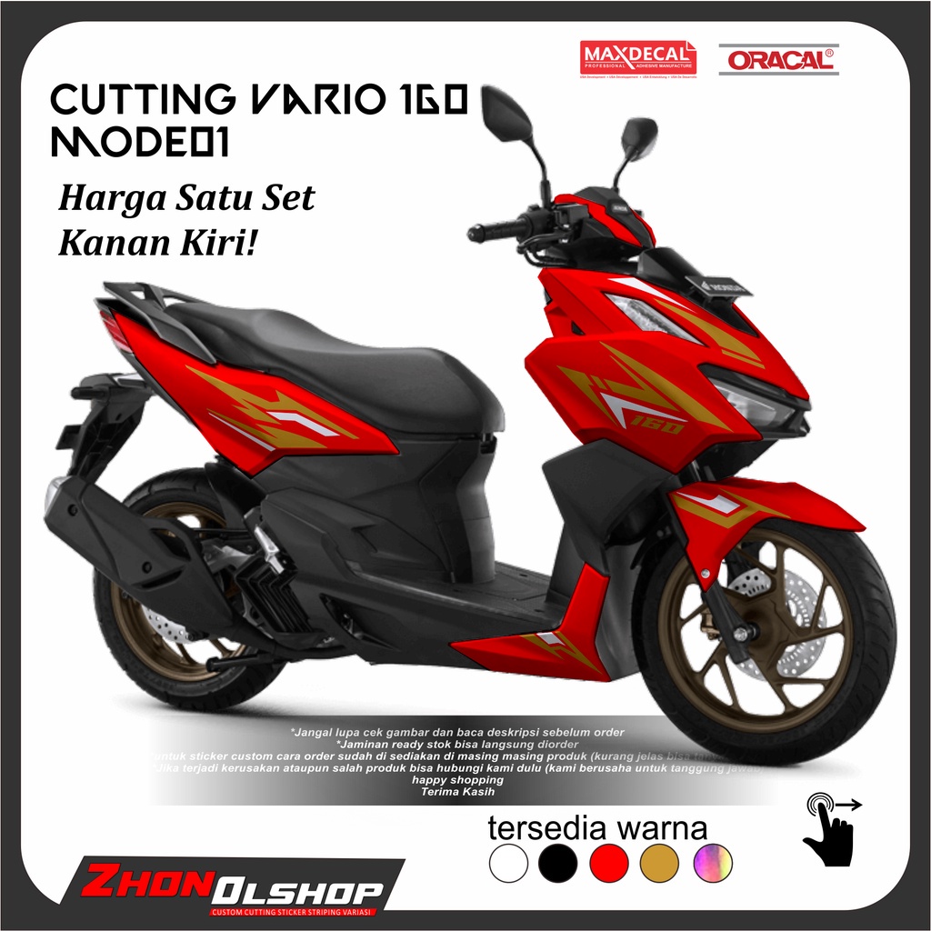 (PREMIUM) CUTTING VARIO 160 CUTTING VARIO NEW 160 CUTTING STRIPING VARIO 160 2022 STIKER VARIO 160 S