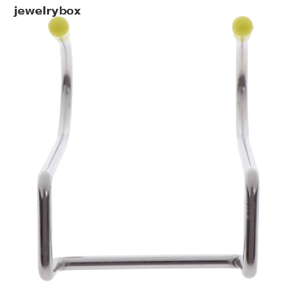 [jewelrybox] 1pc Kait Penyimpanan Bentuk S Ganda Bahan Stainless Steel Untuk Kamar Mandi Dapur Kait Dinding Butik