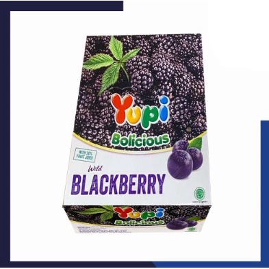 

✔️Permen Yupi Bolicious Blackberry Box Isi 24Pcs 24 Pcs / Yupi Bolicious Blackberry 1 box isi 24 pcs / Yupi Bolicious Permen Jelly Rasa Buah Per Box harga bersaing