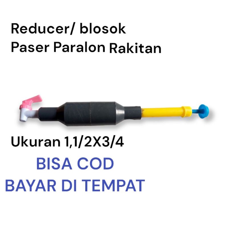 tabung angin paser Paralon pvc ukuran tabung 1-1/2X3/4