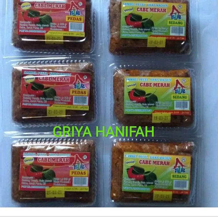 

L92 SAMBEL PECEL MADIUN, BUMBU PECEL MADIUN CAP CABE MERAH, BUMBU PECEL MADIUN, SAMBEL PECEL PRODUK TREND ㊙