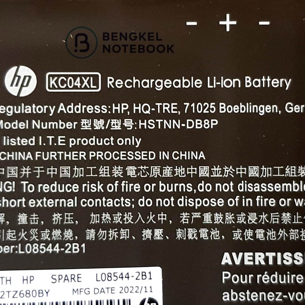 Baterai Hp Envy X360 13-AR 13-AH 13-AQ 13-AG 13M-AG KC04XL HSTNN-DB8P