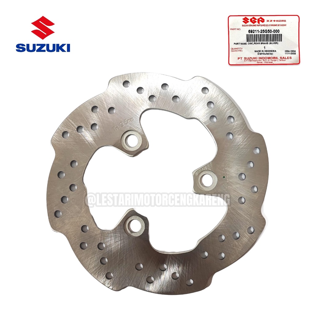 PIRINGAN DISC DISK CAKRAM BELAKANG REAR SATRIA FU FI INJEKSI 150 LAMA