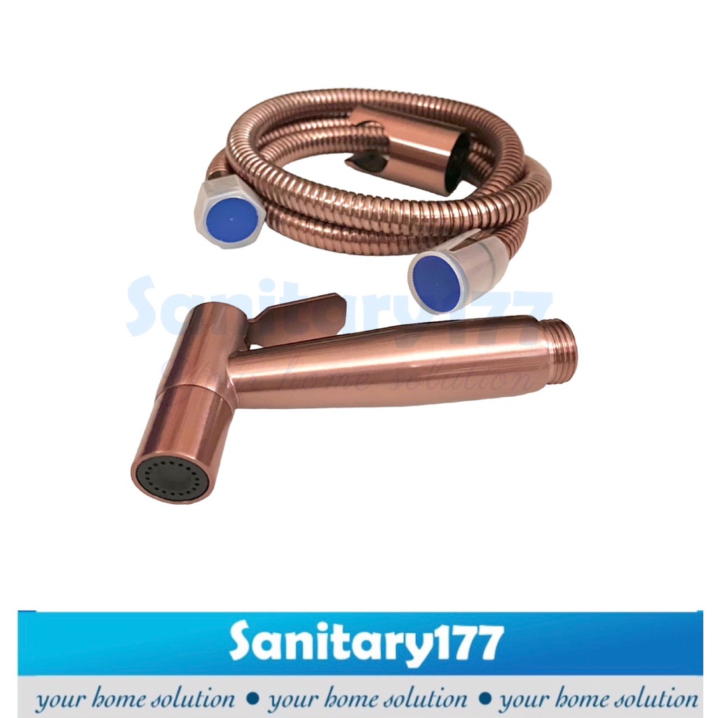 Jet Shower STAINLESS 304 Rose Gold RG21-Semprotan kloset washer Shower bidet toilet rosegold closet cebok washer spray/D27