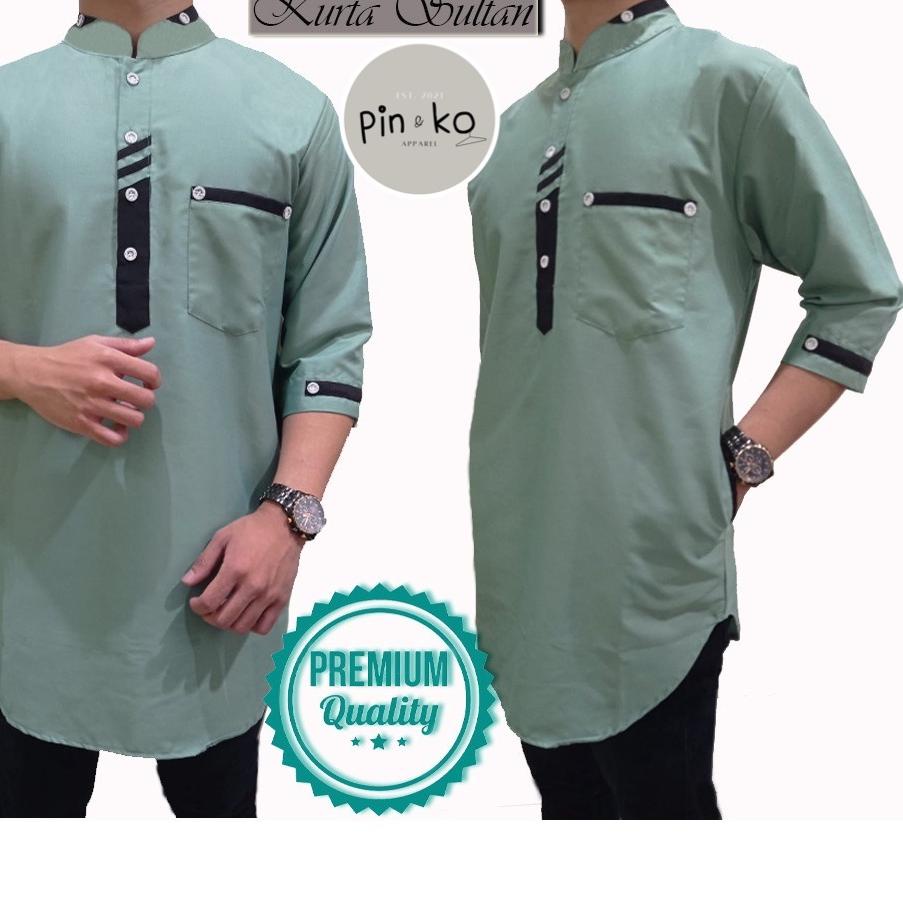 ✸ PIK - Koko Kurta Sultan M, L , XL, XXL, 3XL / Koko Pria Jumbo/ Baju Muslim Pria/ Koko Kurta ❆