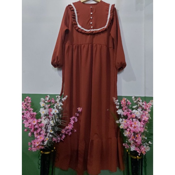 gamis belanda renda