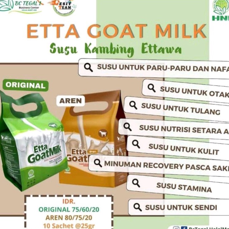 

Susu kambing Etawa EGM