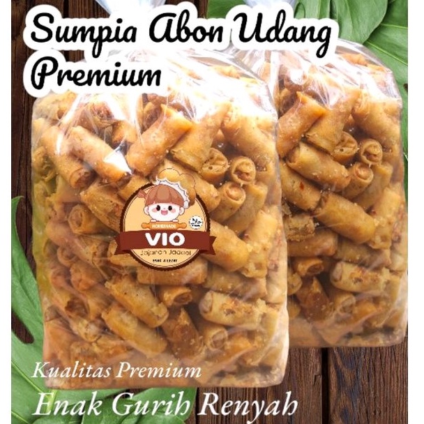 

SUMPIA ABON UDANG ASLI PREMIUM 1KG ENAK GURIH RENYAH OLEH OLEH KHAS CIREBON