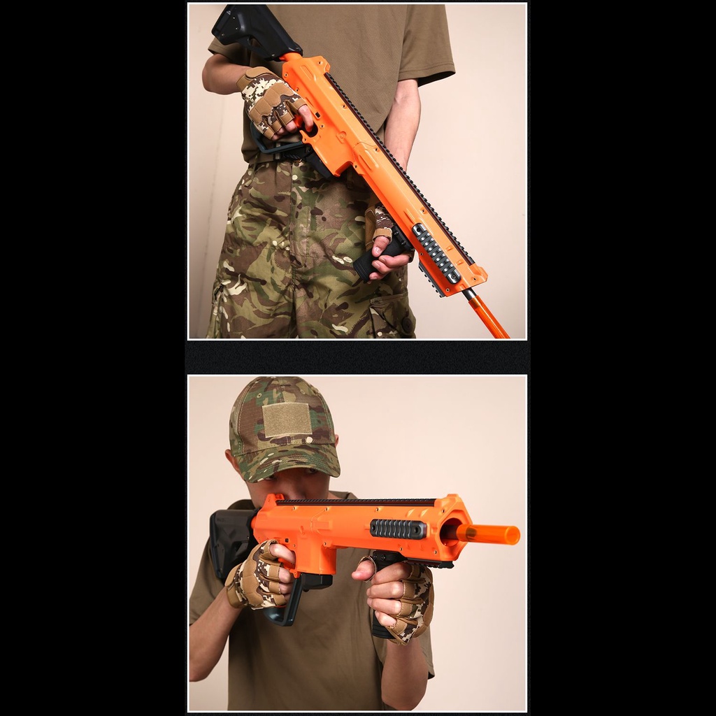 Worker Harrier Spring Short Foam Dart Blaster Toy -NOT NERF