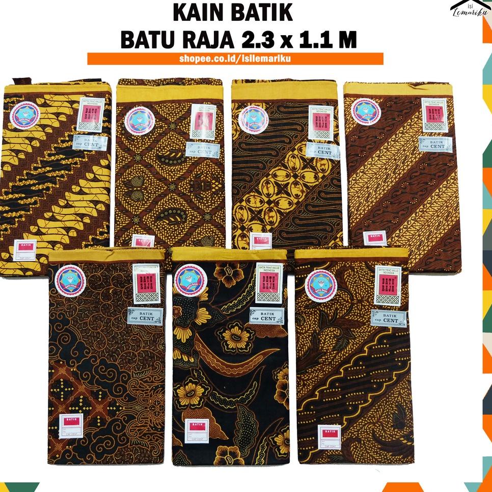 Original Kain Panjang Batik Batu Raja Cap Cent - Batik Halus 2.3x1.1M 